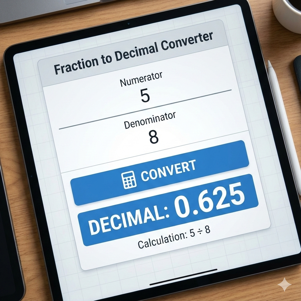 Fraction to Decimal Converter